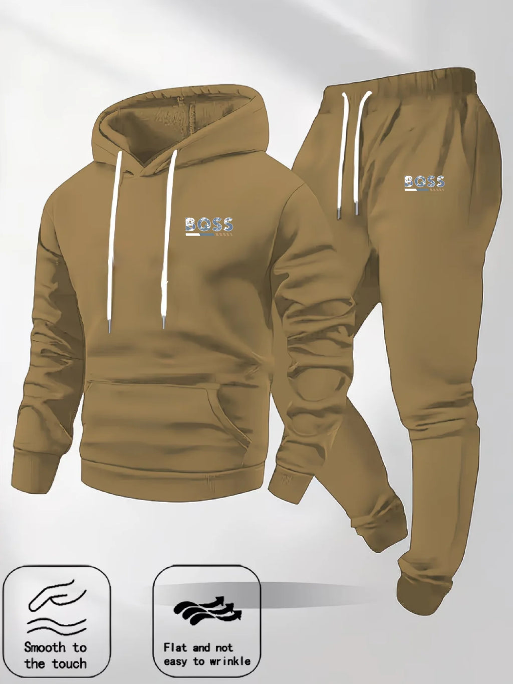 Conjunto de Sudadera con Capucha Casual y Cómoda para Hombre, Moda de Manga Larga para Otoño e Invierno, Ropa de Calle Multifuncional de Alta Calidad