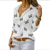 Women's Slim Fit Casual Long Sleeve Chiffon Blouse Oversized Lapel Collar Button Design Solid Pattern Business Style for Summer