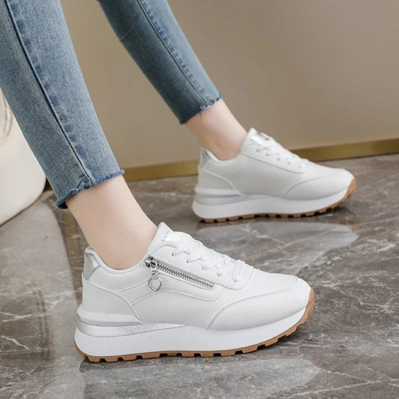 zapatos blancos